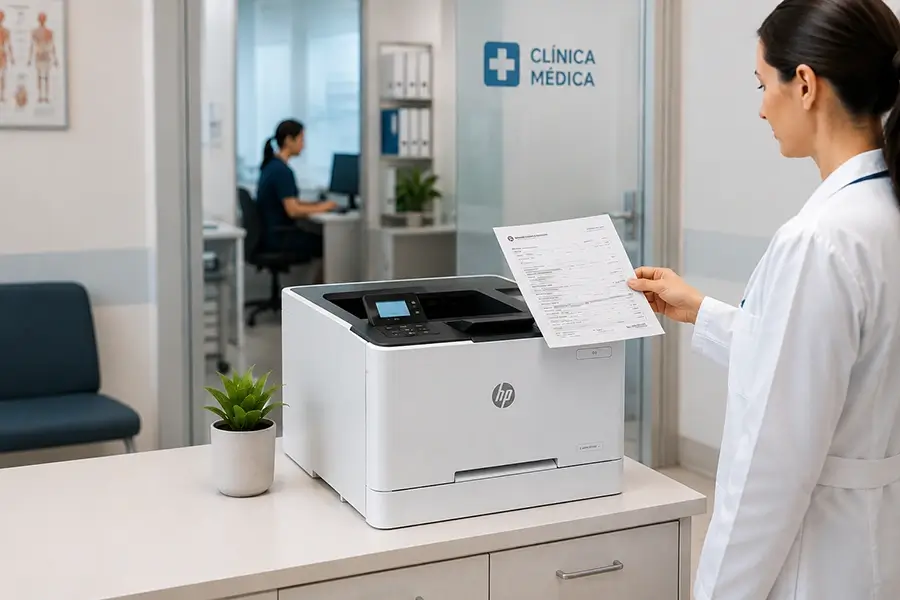 Clínica médica atendida pela Reinkjet