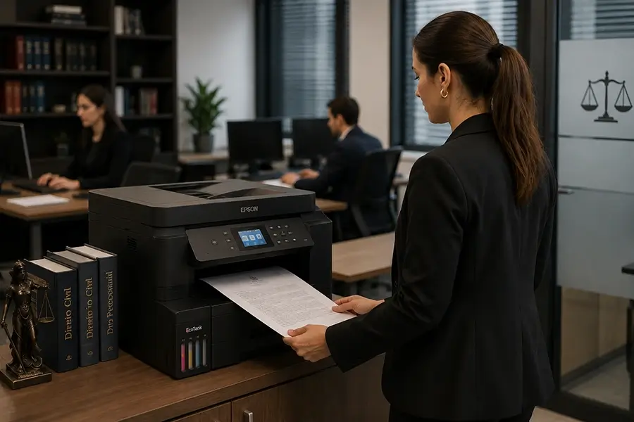 Escritório jurídico atendido pela Reinkjet
