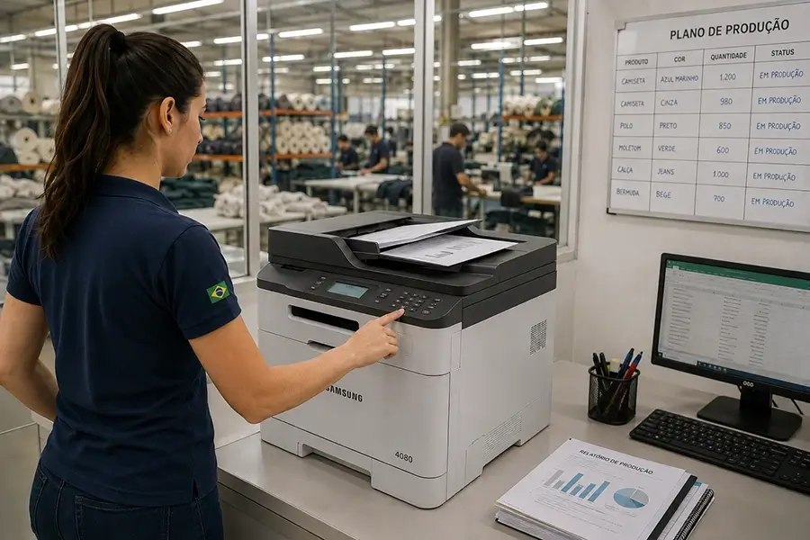 Indústria têxtil de Blumenau atendida pela Reinkjet